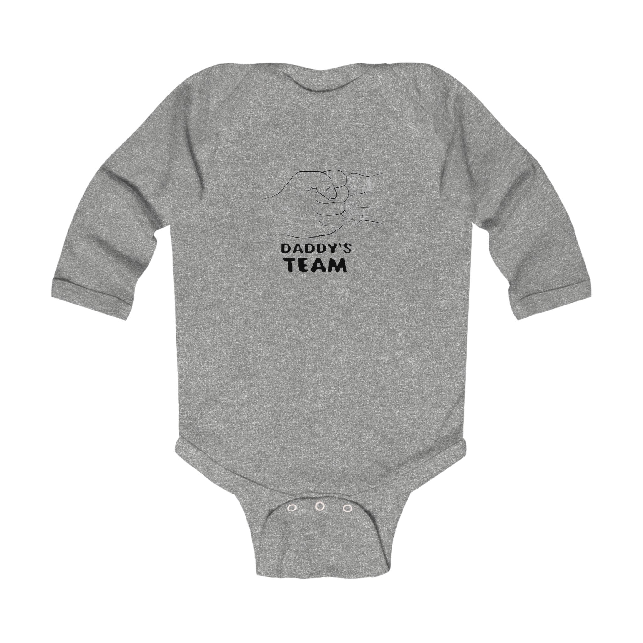 Daddy's Team | Infant Long Sleeve Bodysuit